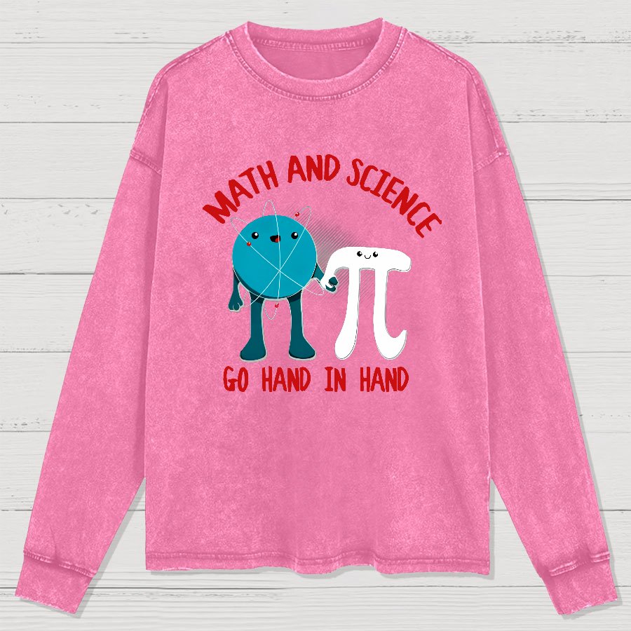 Math & Science - Friends Forever Washed Long Sleeve Tee
