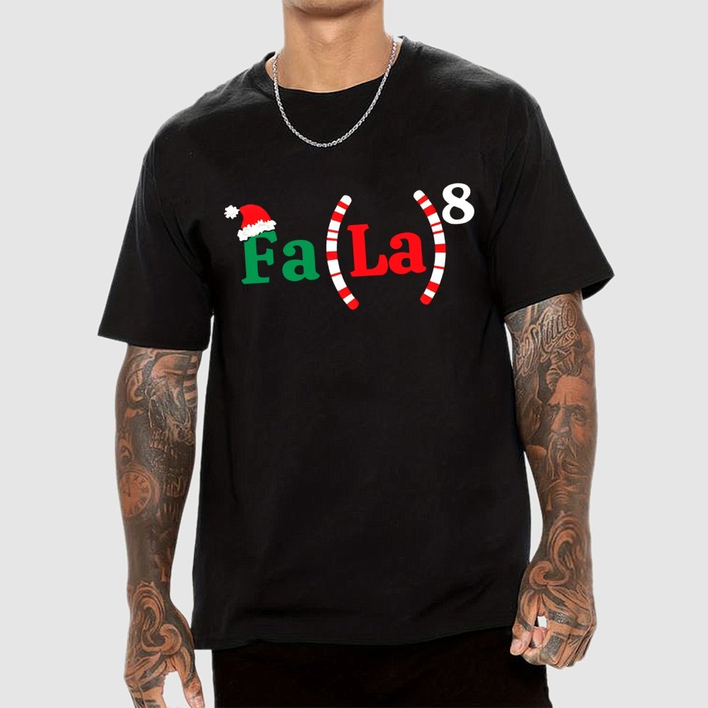 Fa La La La La Christmas Math Geek T-Shirt