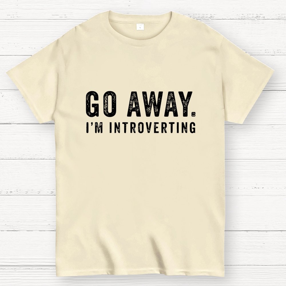 Go Away I'm Introverting Geek T-Shirt