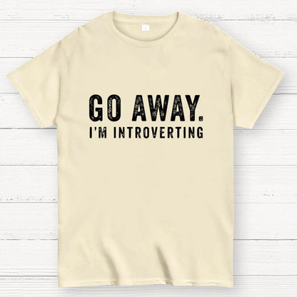 Go Away I'm Introverting Geek T-Shirt