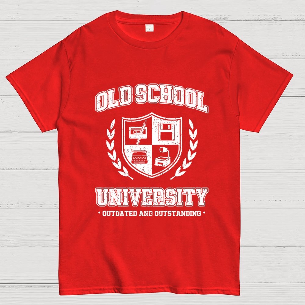 Old School University Unisex Geek T-Shirt