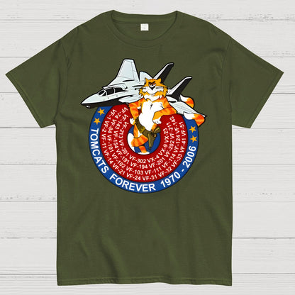 F-14 Tomcat - Tomcats Forever 1970 Geek T-Shirt