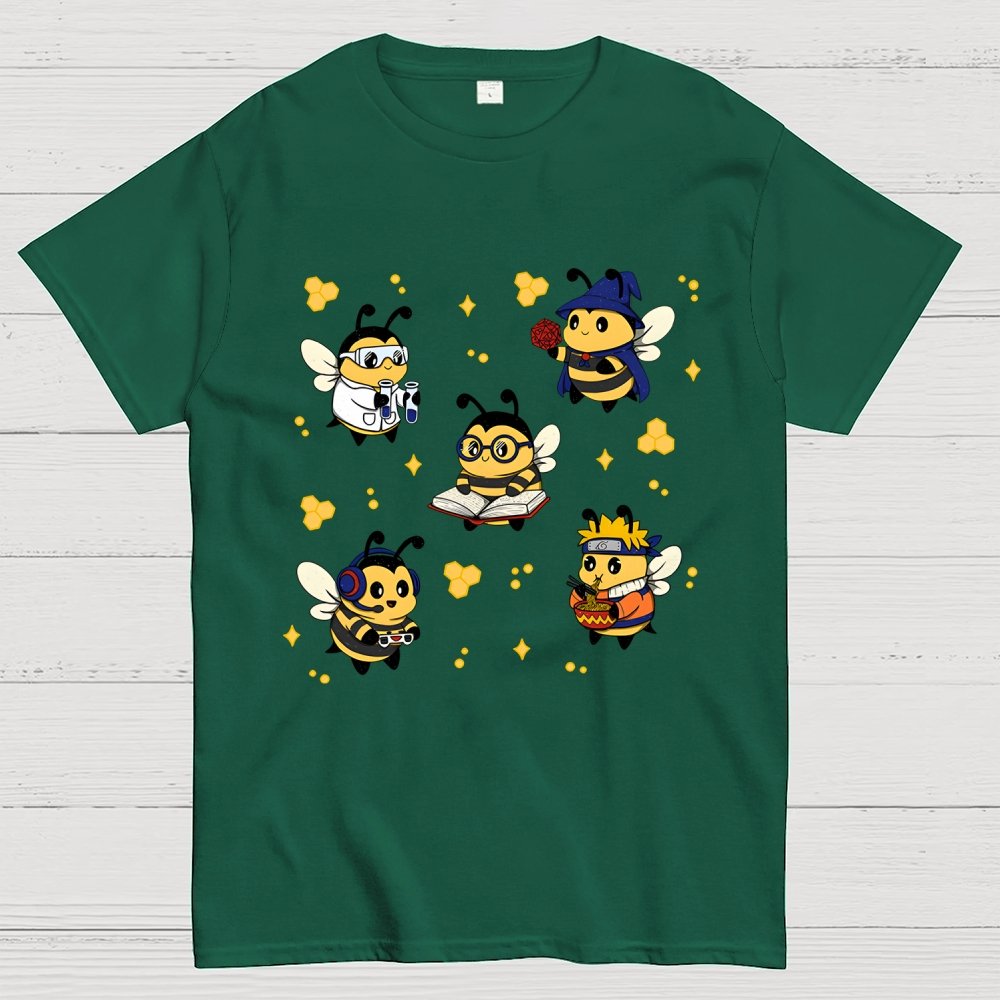 Nerdy Bees Squad Geek T-Shirt