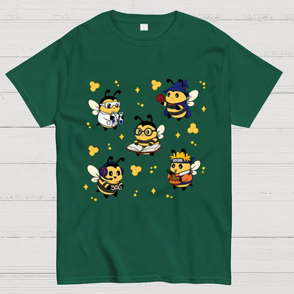 Nerdy Bees Squad Geek T-Shirt