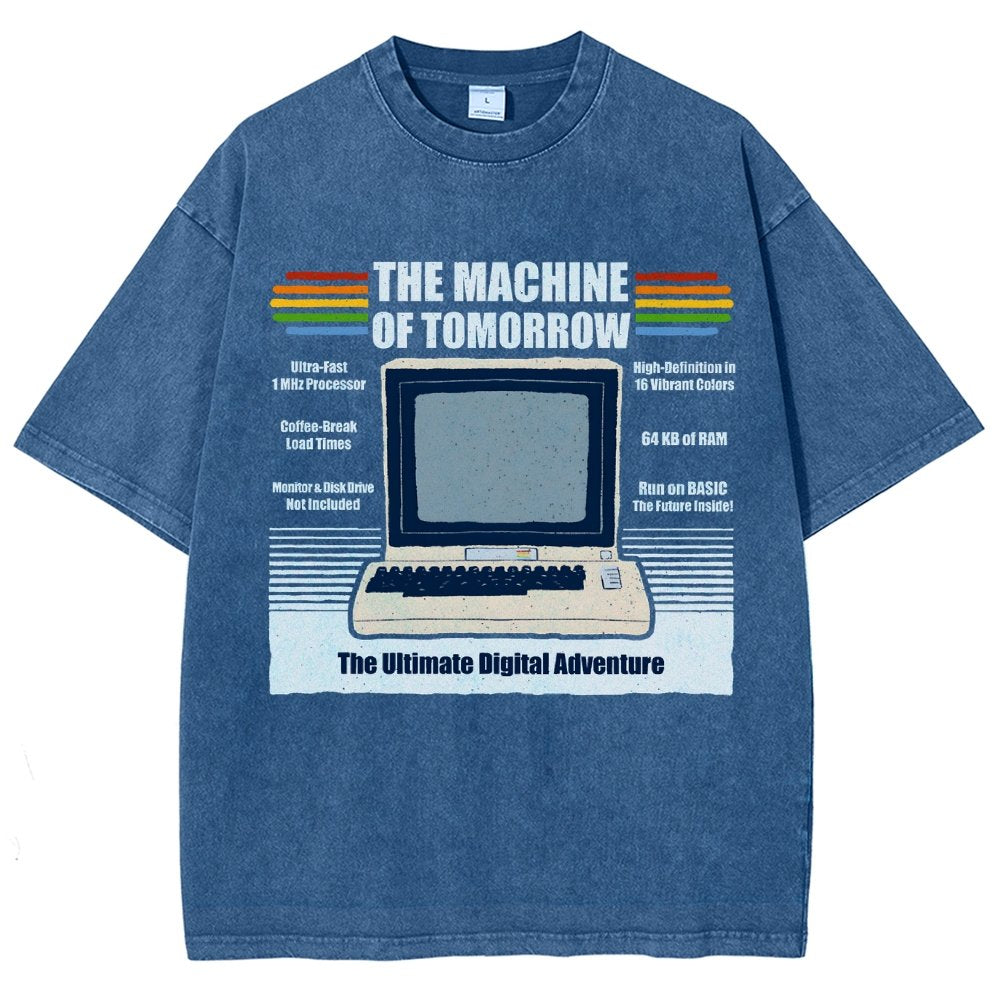 The Machine of Tomorrow Vintage Distressed T-shirt