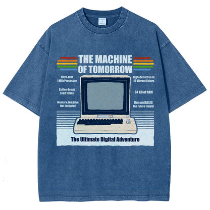 The Machine of Tomorrow Vintage Distressed T-shirt