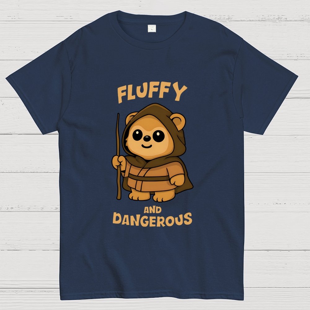 Fluffy and Dangerous Geek T-Shirt