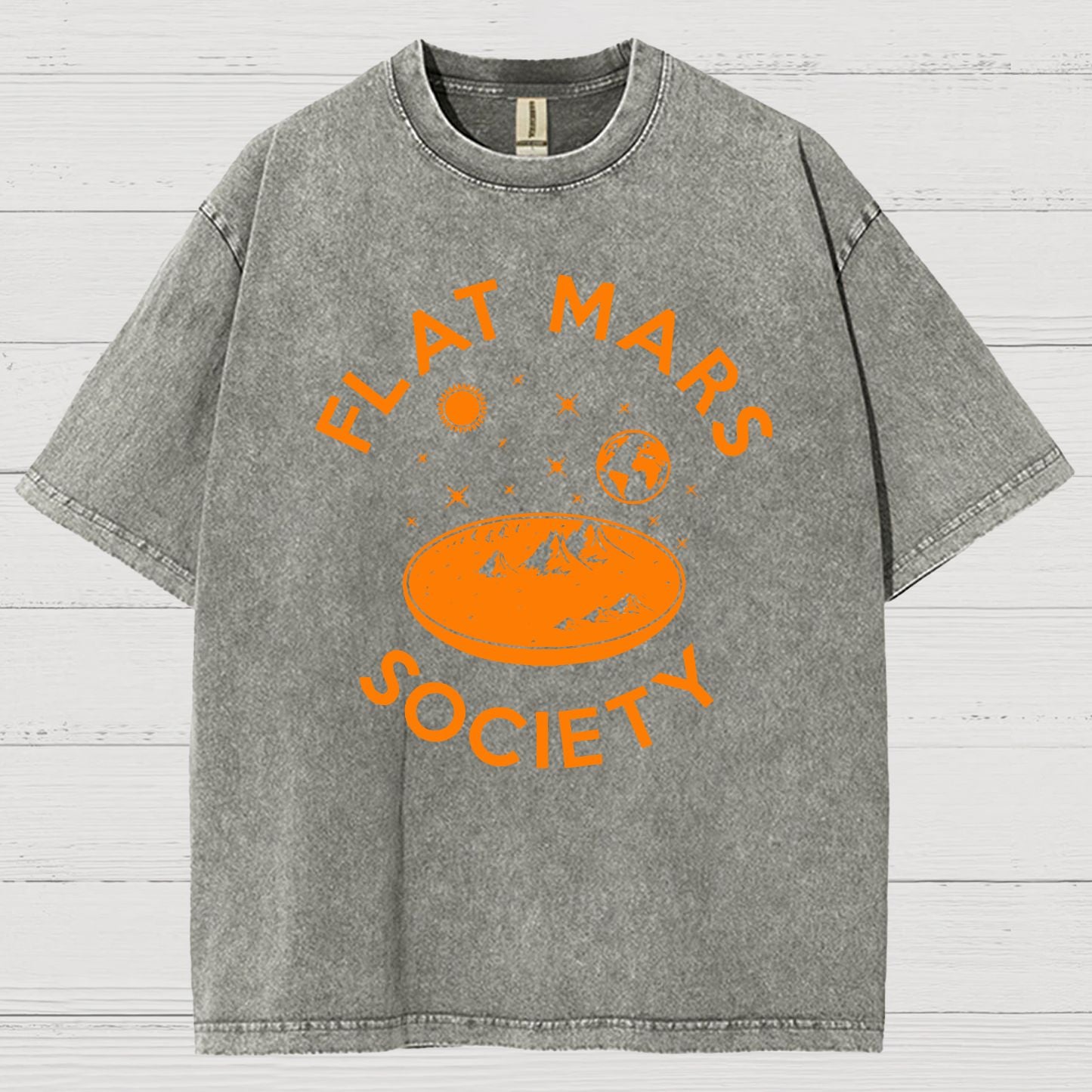 Flat Mars Vintage Distressed T-shirt