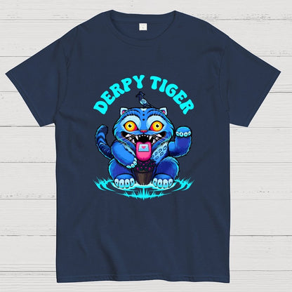 Derpy Tiger Geek T-Shirt