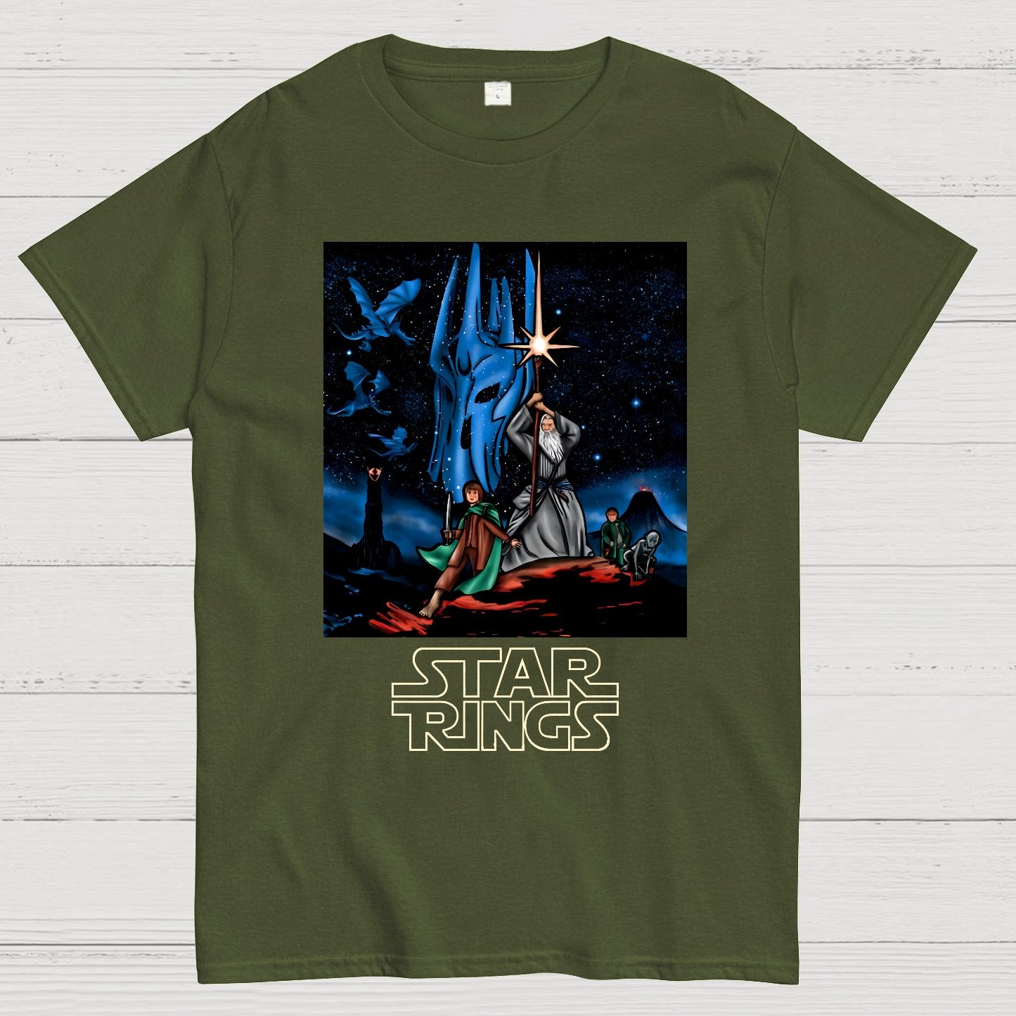 Star Rings Geek T-Shirt