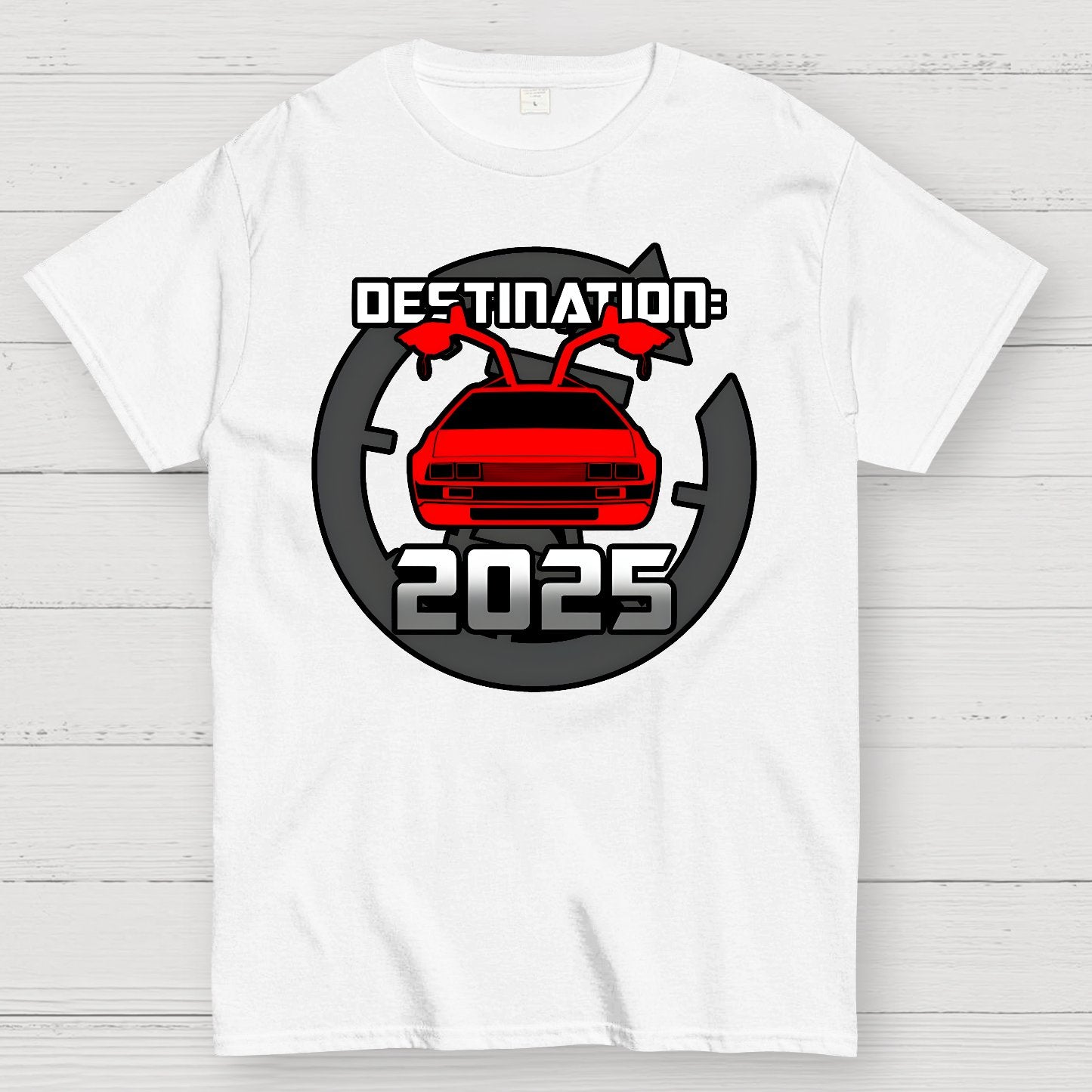 Cool 80's Sci-fi Inspired New Year Slogan Geek T-Shirt