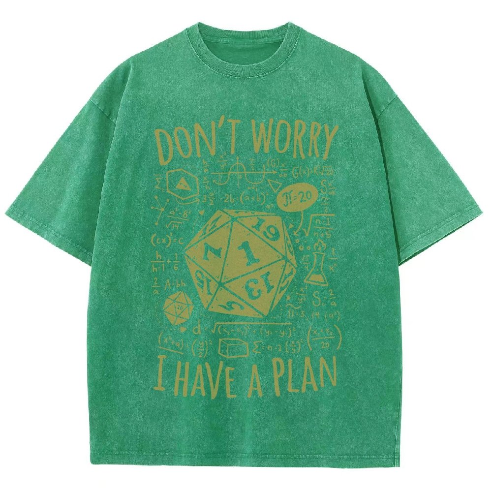 I Have A Plan Vintage Distressed T-shirt