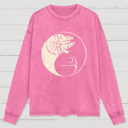 Balancing The Power Washed Long Sleeve Tee