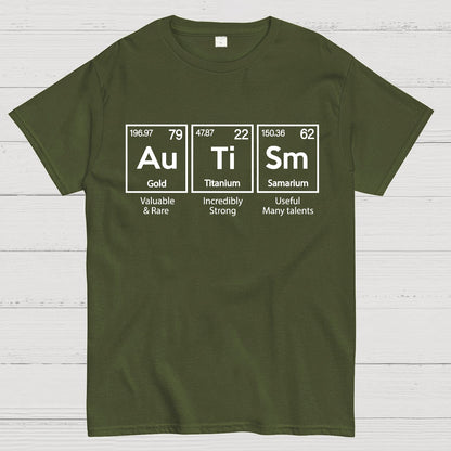 Autism Awareness Elements Periodic Geek T-Shirt