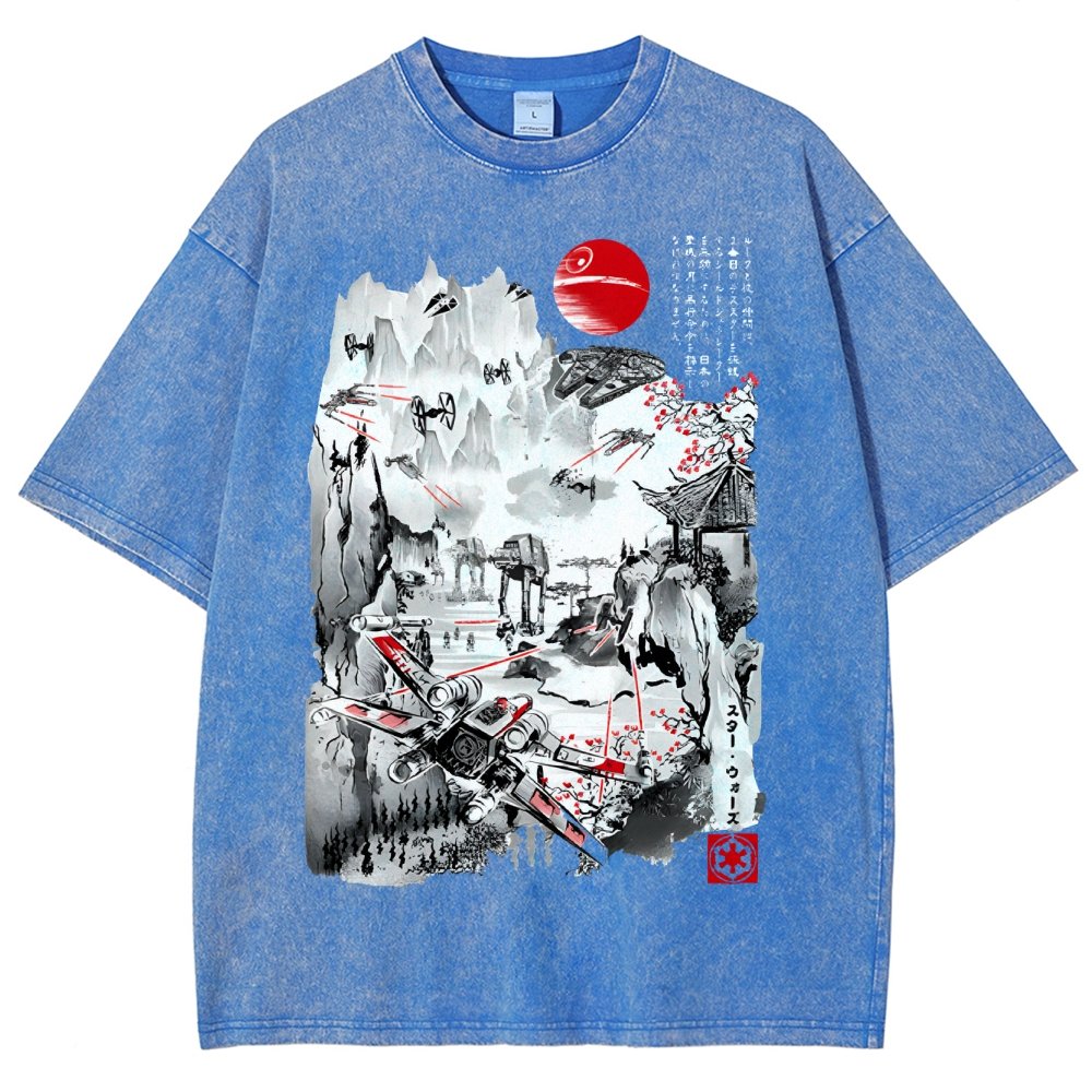 Last Battle of the Cosmic Conflict Vintage Distressed T-shirt