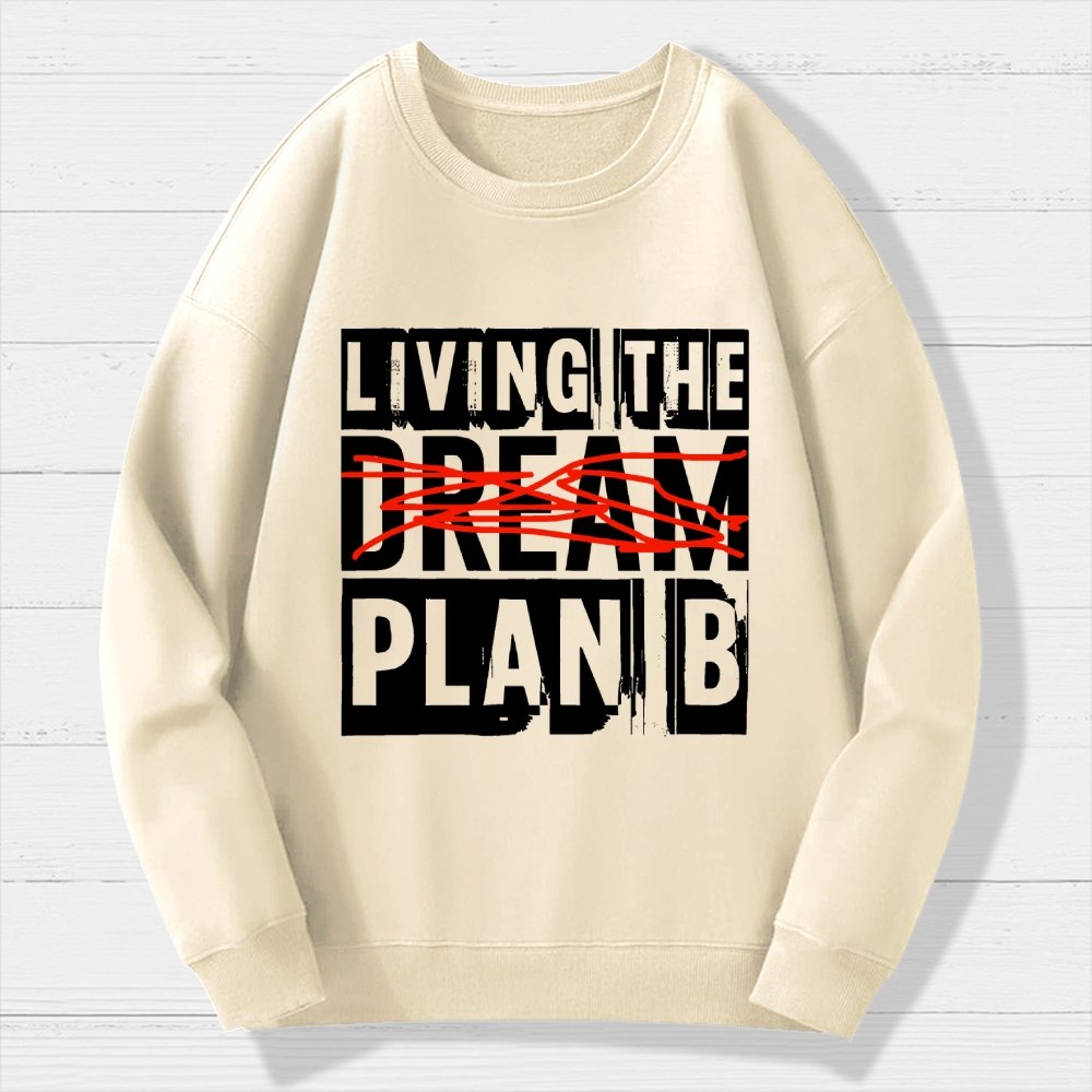 Living Plan B Geek Cotton Sweatshirt