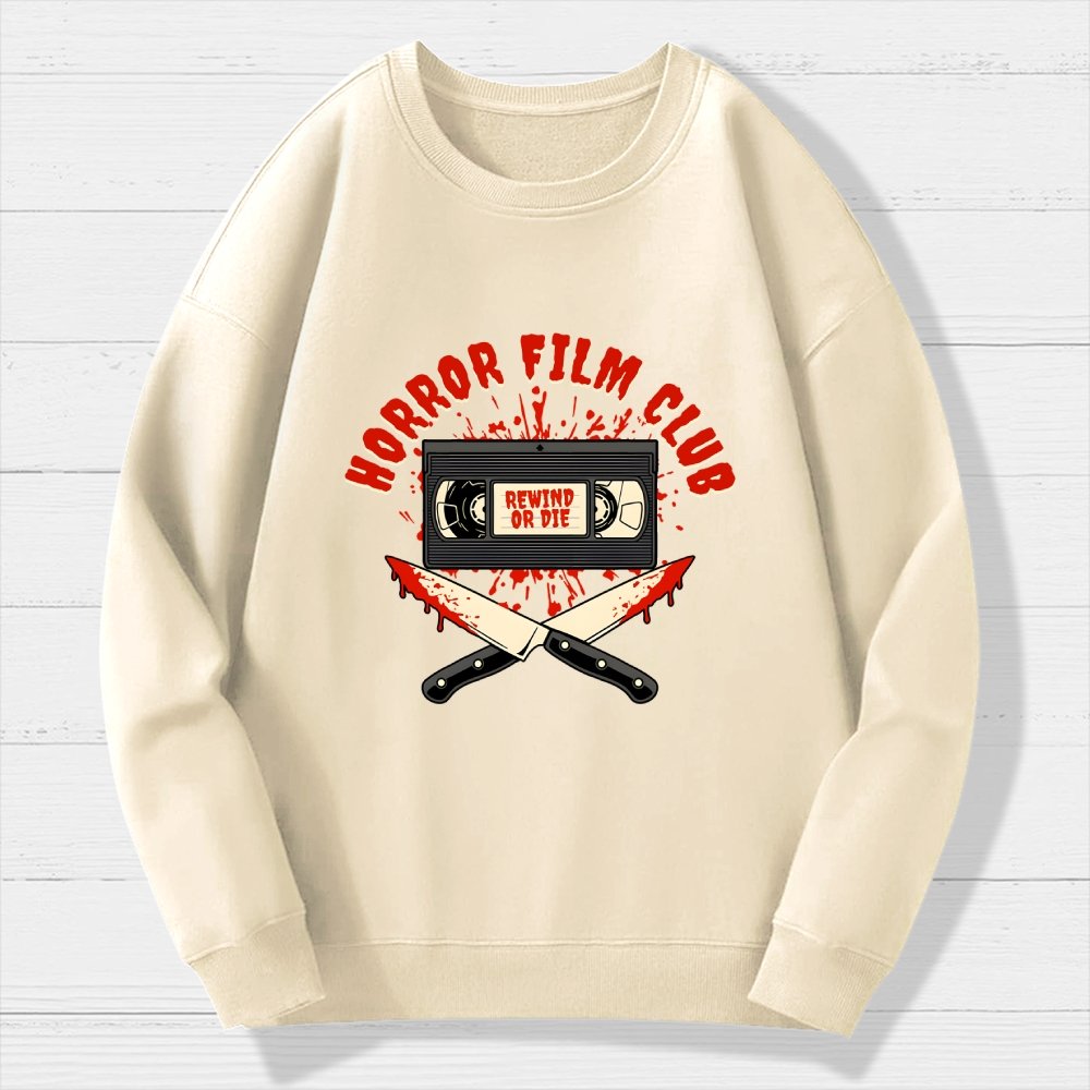 Horror Film Club Geek Cotton Sweatshirt