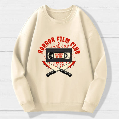 Horror Film Club Geek Cotton Sweatshirt