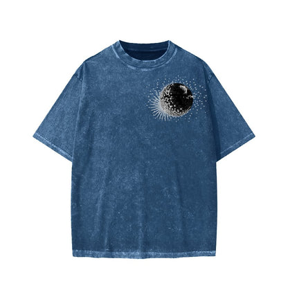 Sasquatch & Alien: Best Photobomb Ever! Washed T-shirt