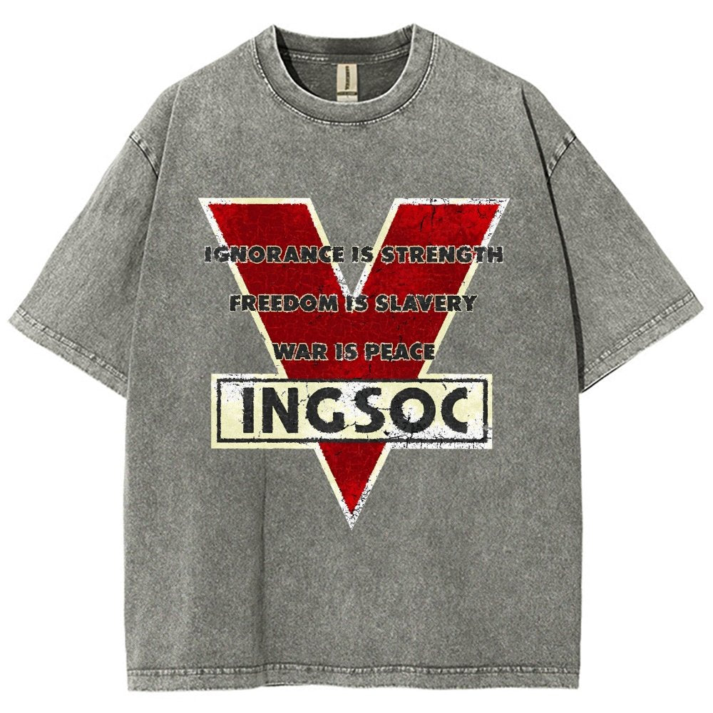 Ignorance Is Strength Tri Blend Vintage Distressed T-shirt