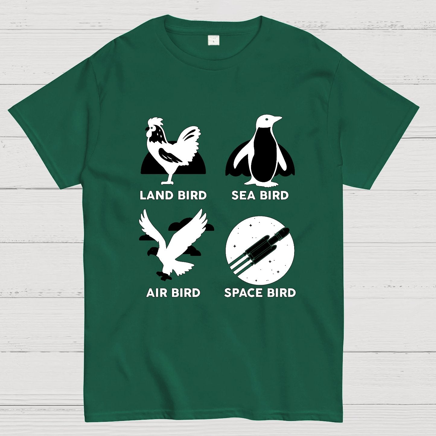 Bird Types Funny Geeky T-Shirt