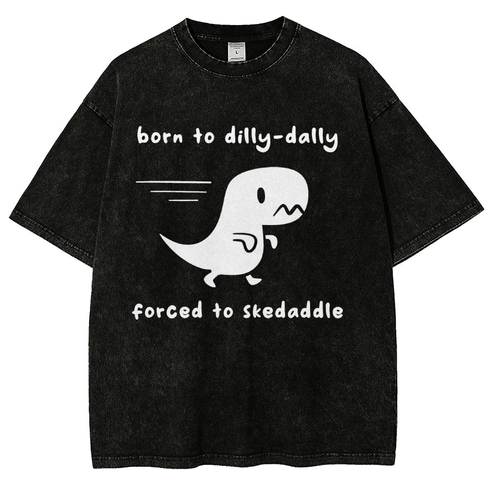 Forced To Skedaddle Vintage Distressed T-shirt