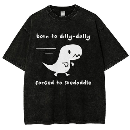Forced To Skedaddle Vintage Distressed T-shirt
