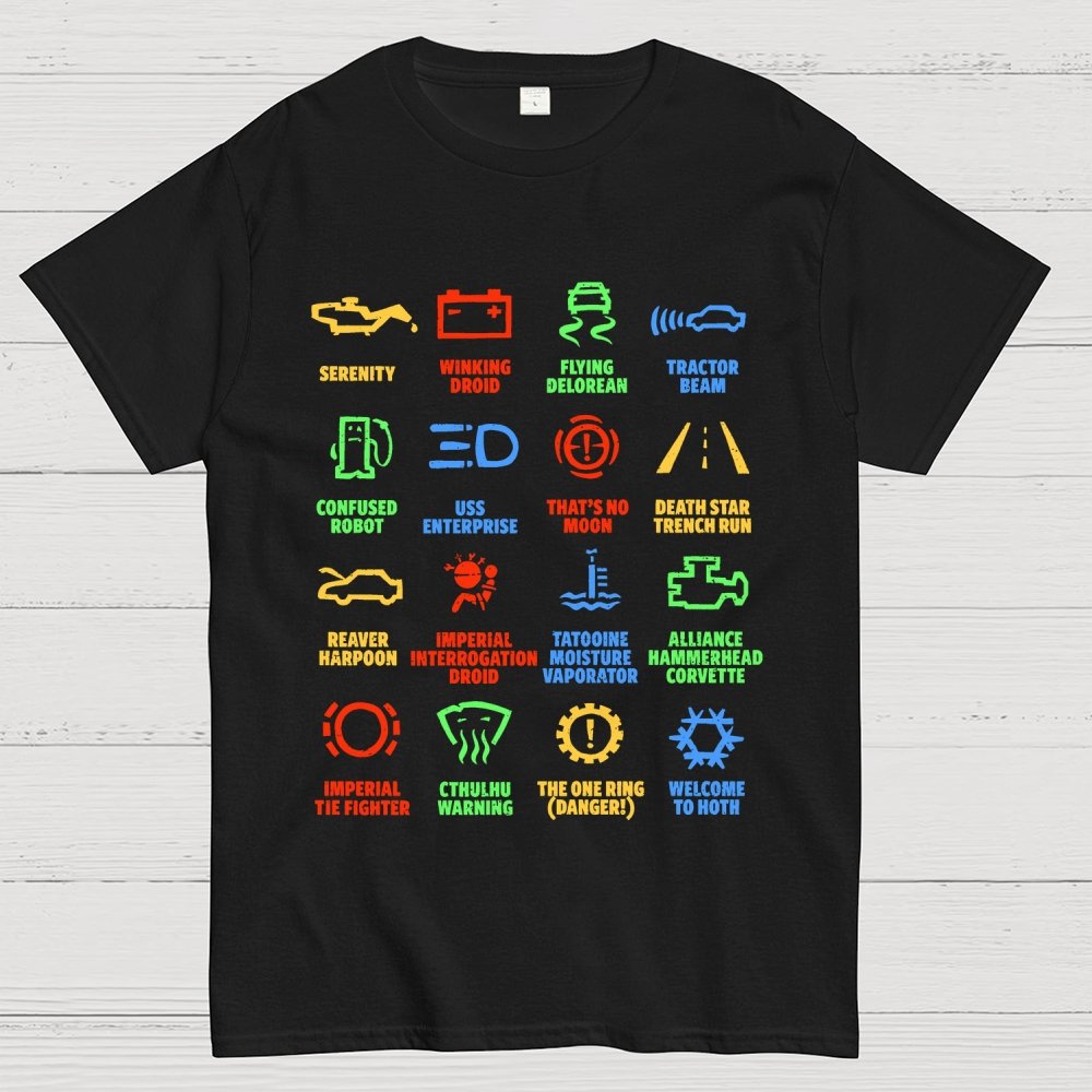Nerdy Symbols Geek T-Shirt