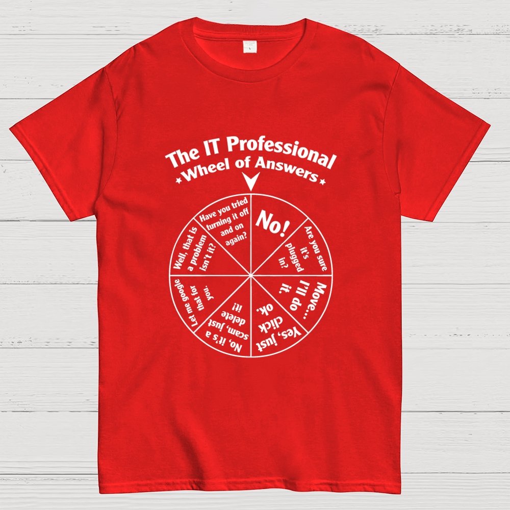 Funny Tech Support IT Support Department Geek T-Shirt