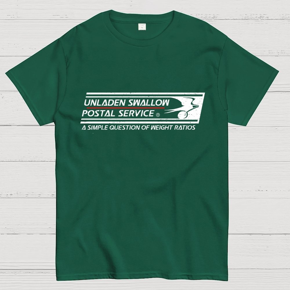 Unladen Swallow Postal Service Geek T-Shirt