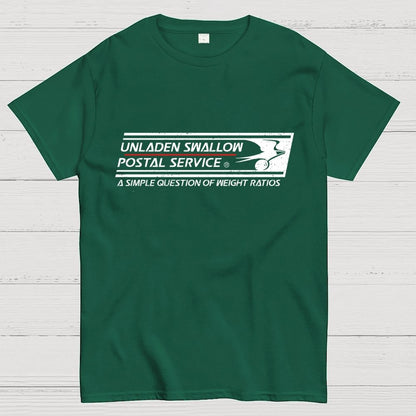 Unladen Swallow Postal Service Geek T-Shirt