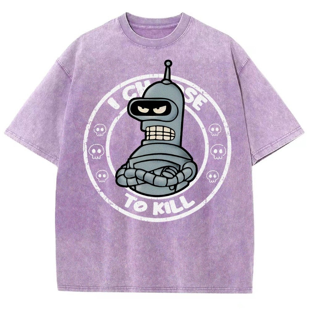 I Choose To Kill Vintage Distressed T-shirt