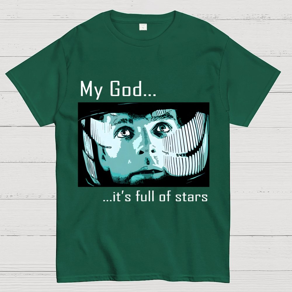 My God t's full of stars! Unisex Geek T-Shirt