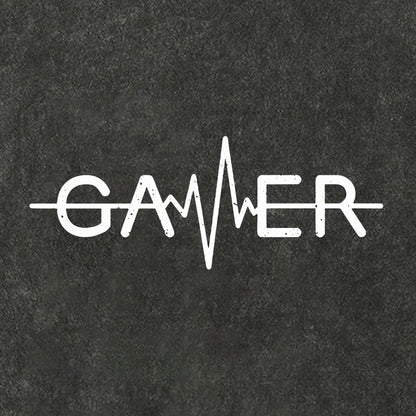 Gamer Heartbeat Vintage Distressed T-shirt