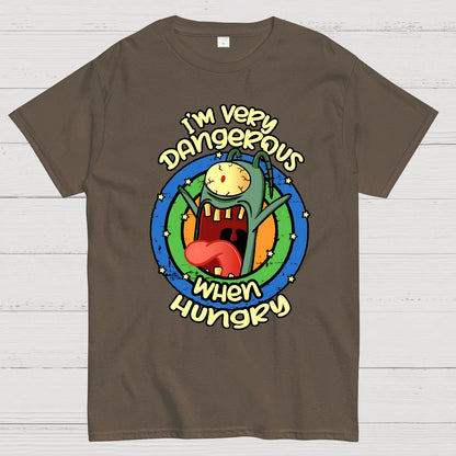 Very Dangerous When Hungry Geek T-Shirt