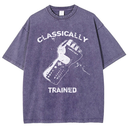Classically Trained Gamer Vintage Distressed T-shirt