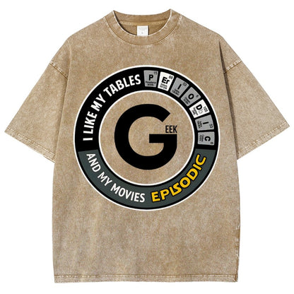 Nerdy and Proud Vintage Distressed T-shirt