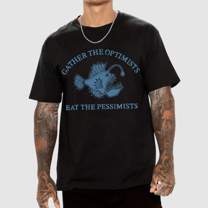 Gather Angler Fish Geek T-Shirt