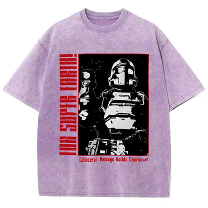 Tactical Star Soldier Vintage Distressed T-shirt