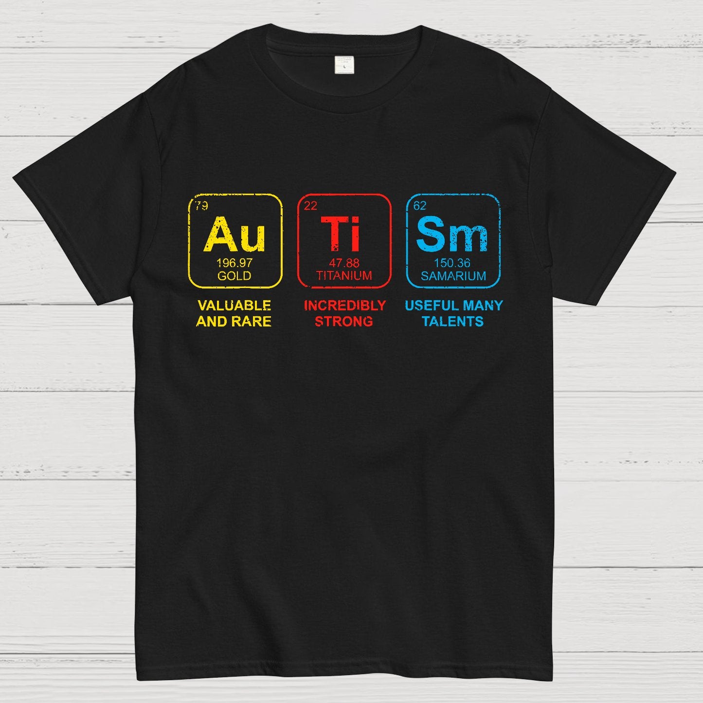 Autism Periodic Table Geek T-Shirt