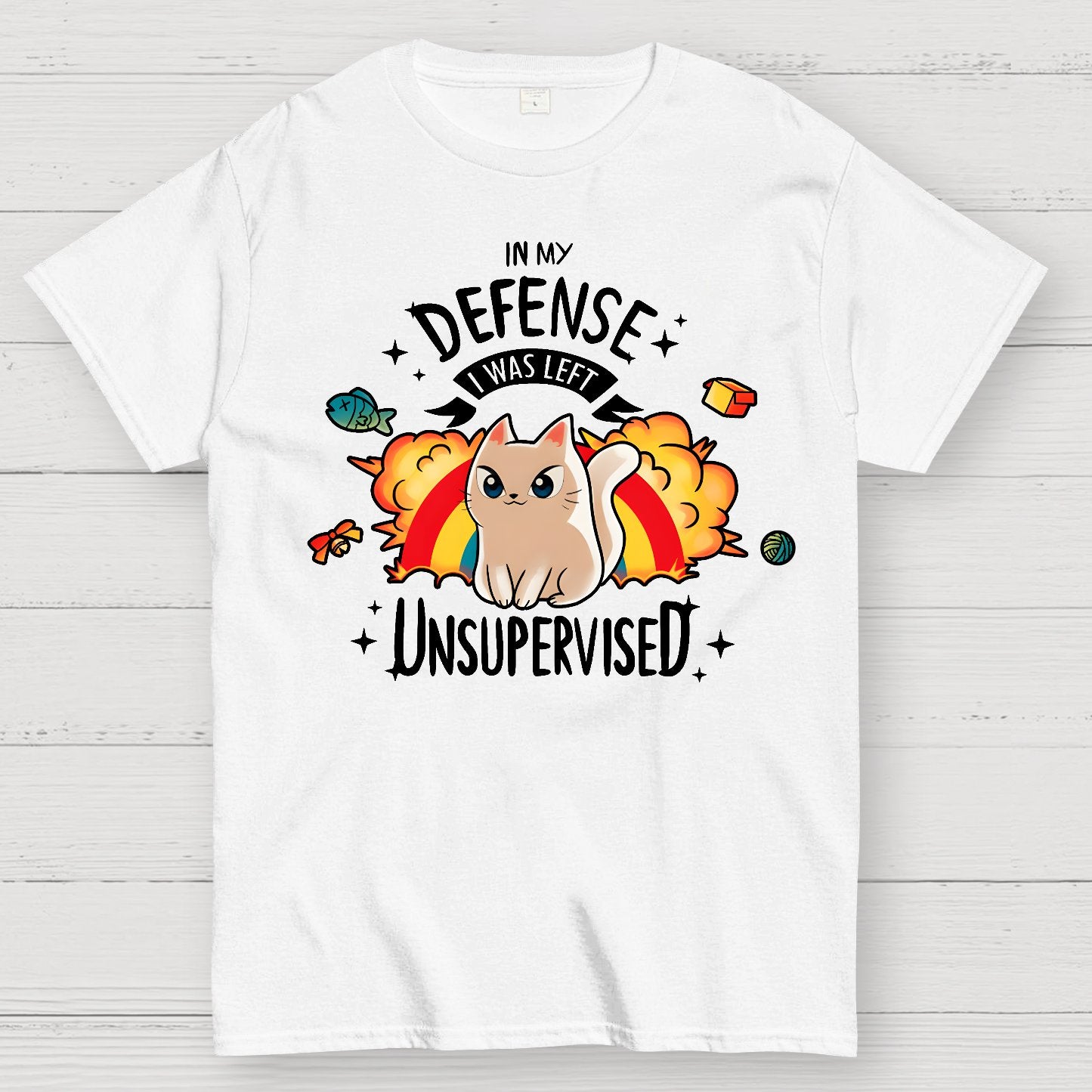I Was Left Unsupervised Geek T-Shirt