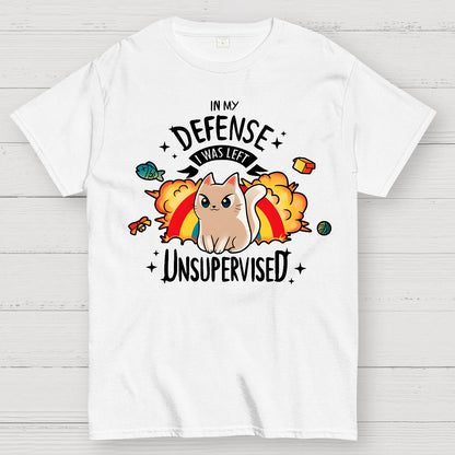 I Was Left Unsupervised Geek T-Shirt