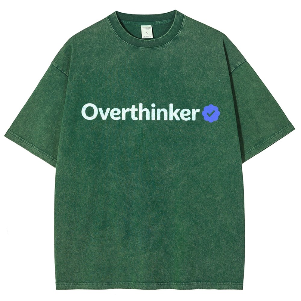 Certified Overthinker Vintage Distressed T-shirt