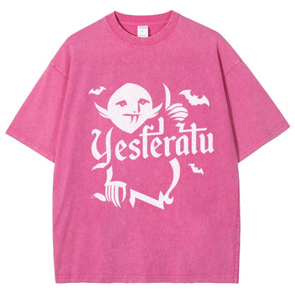 Mysterious Creature Vintage Distressed T-shirt