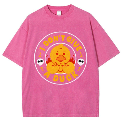 I Don’t Give A Duck Vintage Distressed T-shirt
