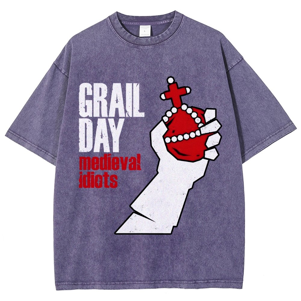 Medieval Idiots Vintage Distressed T-shirt