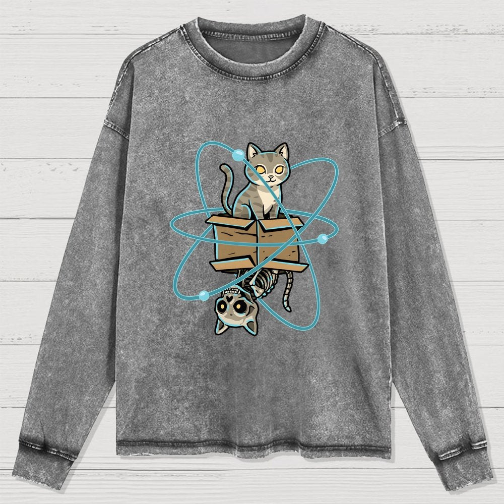 Schrodinger's Pet Washed Long Sleeve Tee