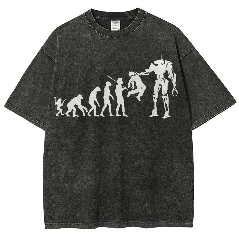Evolution To Termination Vintage Distressed T-shirt