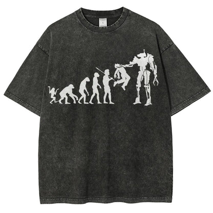 Evolution To Termination Vintage Distressed T-shirt