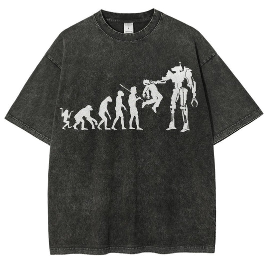 Evolution To Termination Vintage Distressed T-shirt